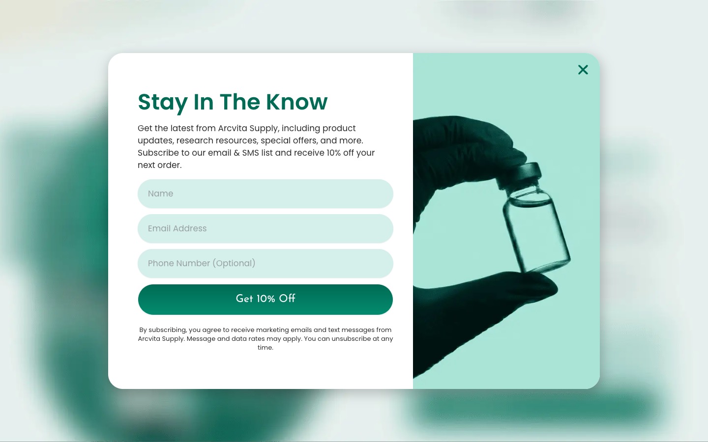 The current homepage